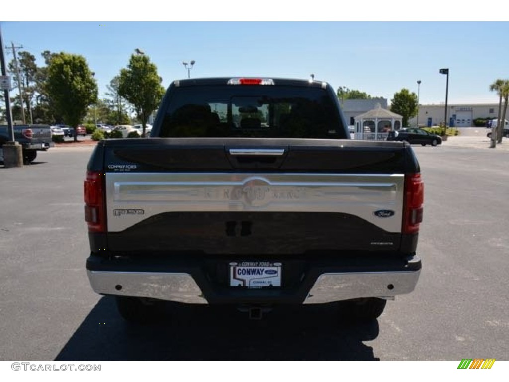 2015 F150 King Ranch SuperCrew 4x4 - Tuxedo Black Metallic / King Ranch Java/Mesa photo #6