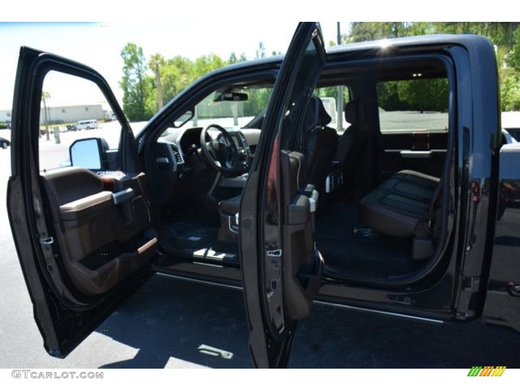 2015 F150 King Ranch SuperCrew 4x4 - Tuxedo Black Metallic / King Ranch Java/Mesa photo #11