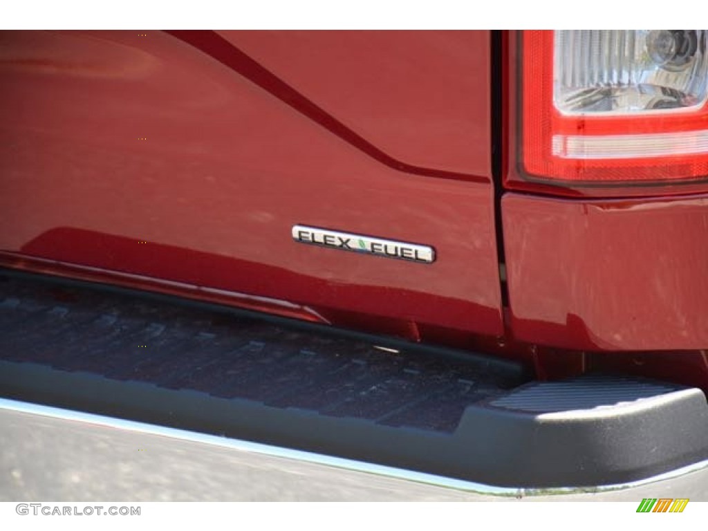 2015 F150 XLT SuperCrew 4x4 - Ruby Red Metallic / Medium Earth Gray photo #6