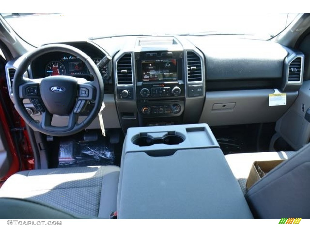 2015 F150 XLT SuperCrew 4x4 - Ruby Red Metallic / Medium Earth Gray photo #15