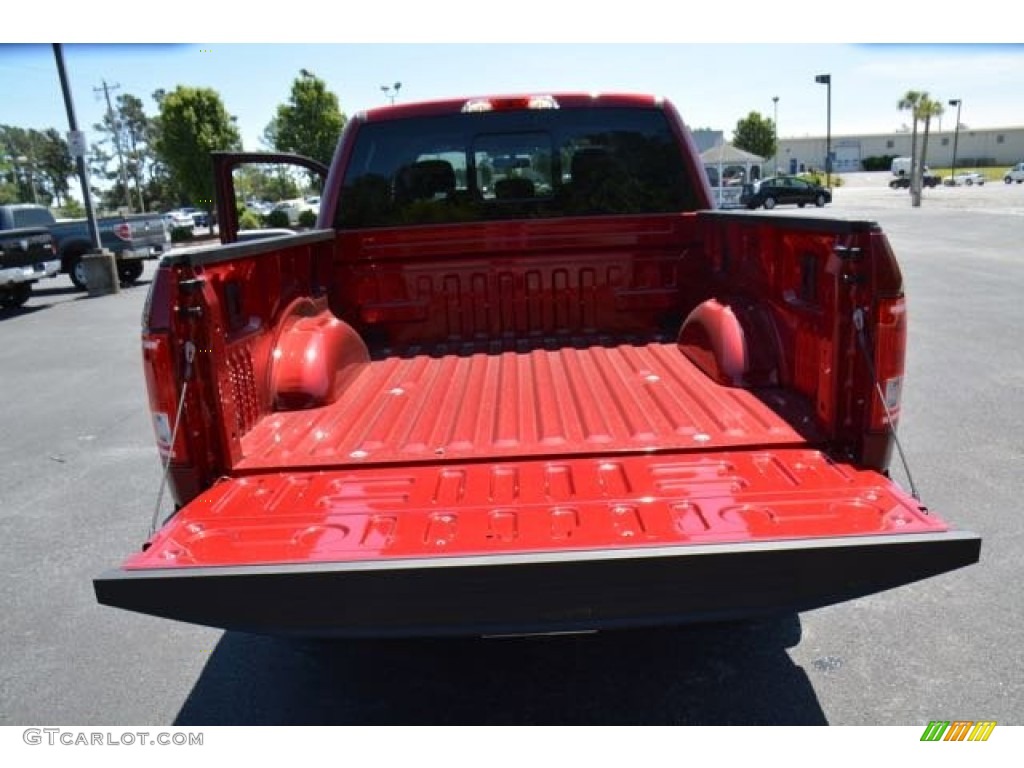 2015 F150 XLT SuperCrew 4x4 - Ruby Red Metallic / Medium Earth Gray photo #16