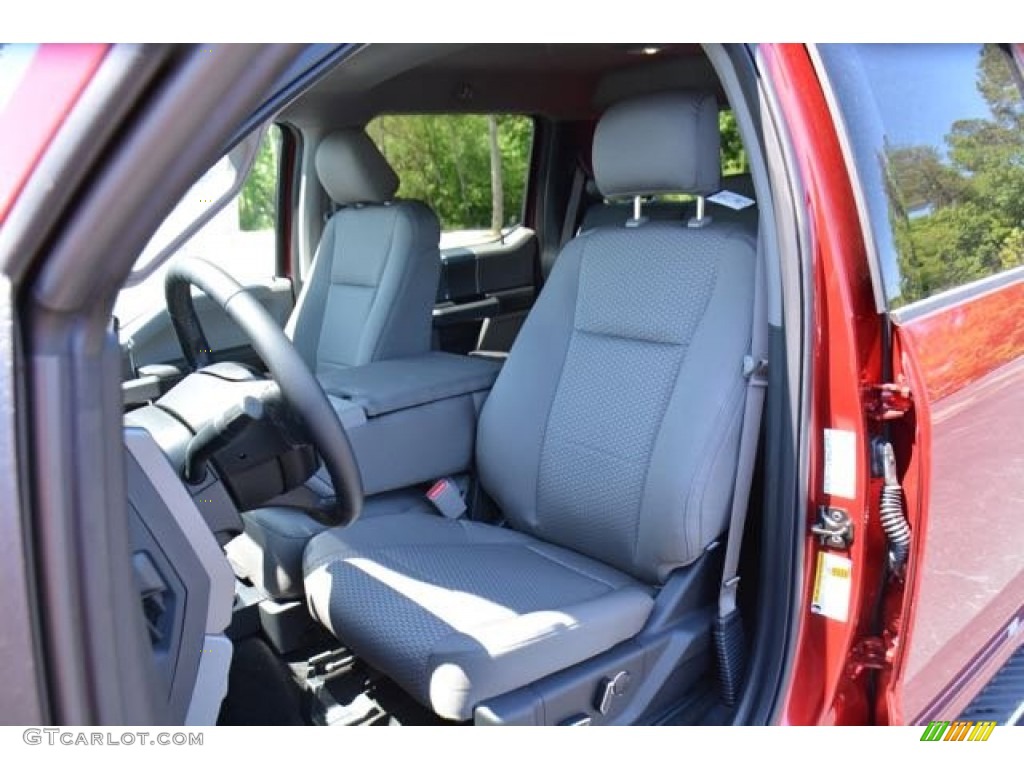 2015 F150 XLT SuperCrew 4x4 - Ruby Red Metallic / Medium Earth Gray photo #18
