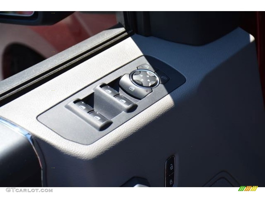 2015 F150 XLT SuperCrew 4x4 - Ruby Red Metallic / Medium Earth Gray photo #19