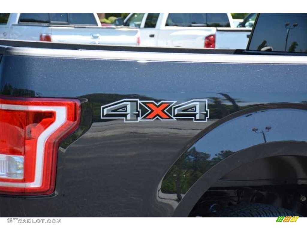 2015 F150 XLT SuperCab 4x4 - Tuxedo Black Metallic / Medium Earth Gray photo #5