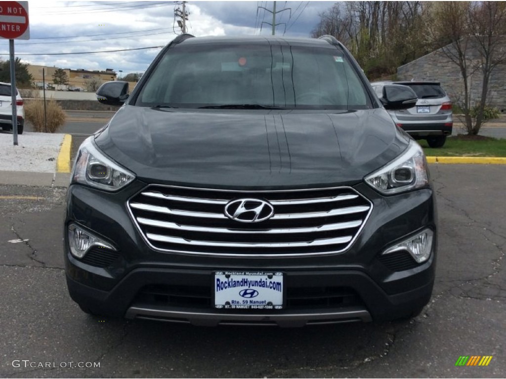 2013 Santa Fe Limited AWD - Hampton Green Pearl / Beige photo #2