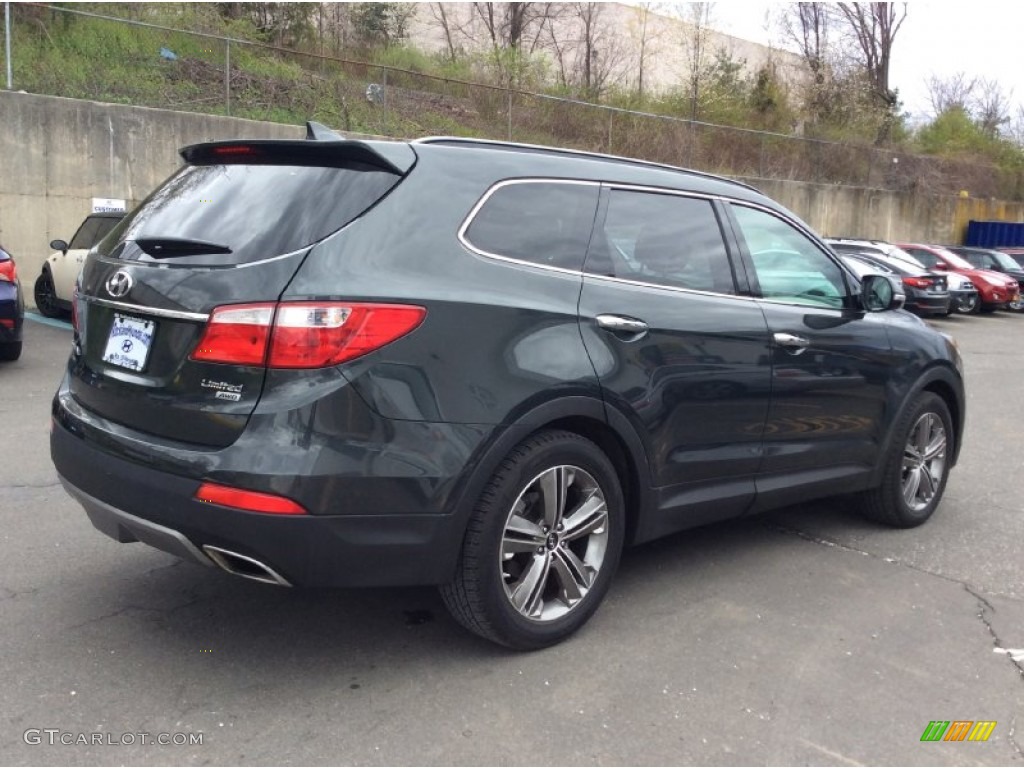 2013 Santa Fe Limited AWD - Hampton Green Pearl / Beige photo #4