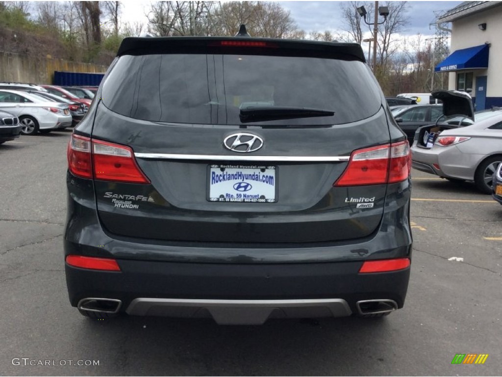 2013 Santa Fe Limited AWD - Hampton Green Pearl / Beige photo #5