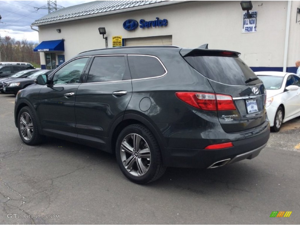 2013 Santa Fe Limited AWD - Hampton Green Pearl / Beige photo #6