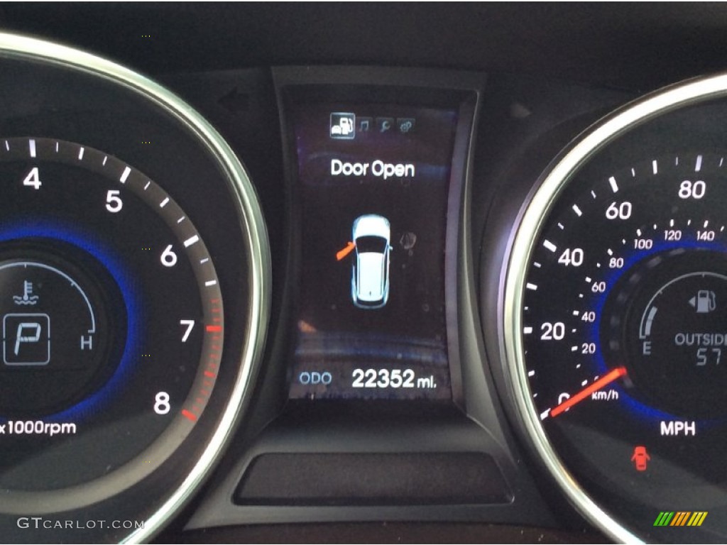 2013 Santa Fe Limited AWD - Hampton Green Pearl / Beige photo #17