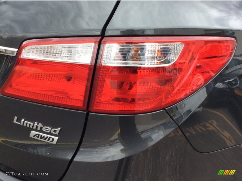 2013 Santa Fe Limited AWD - Hampton Green Pearl / Beige photo #22