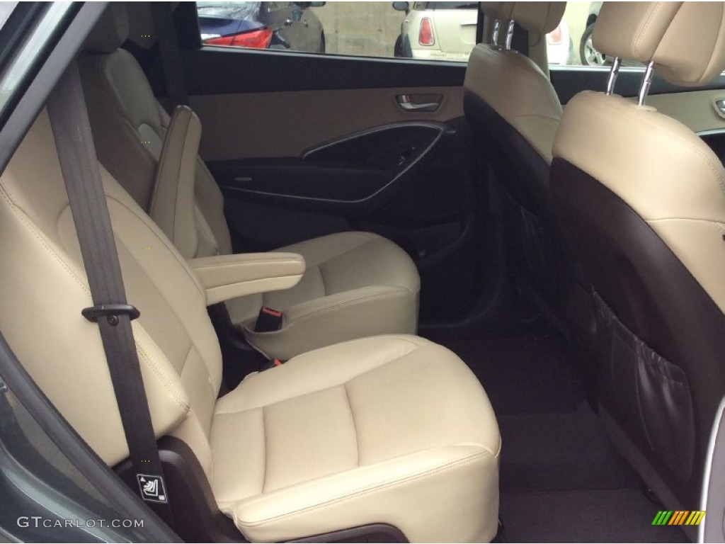 2013 Santa Fe Limited AWD - Hampton Green Pearl / Beige photo #23