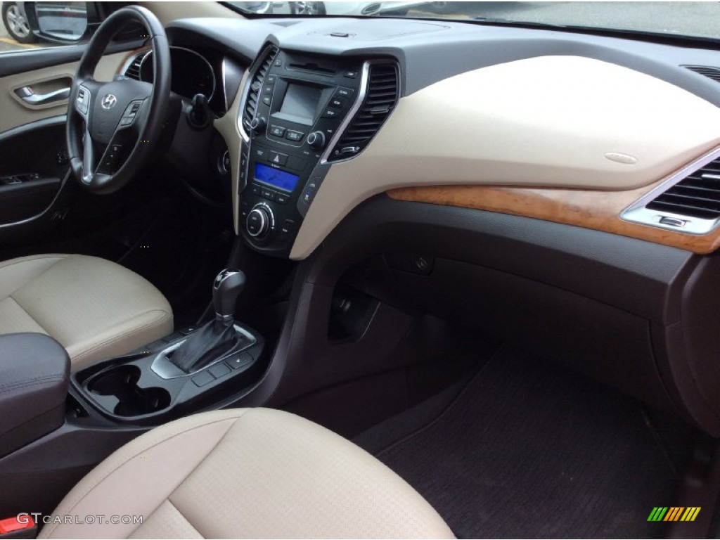 2013 Santa Fe Limited AWD - Hampton Green Pearl / Beige photo #25