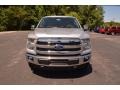 2015 Ingot Silver Metallic Ford F150 Lariat SuperCrew 4x4  photo #2