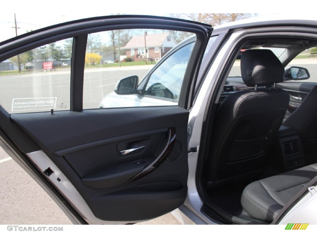 2014 3 Series 328i xDrive Sedan - Glacier Silver Metallic / Black photo #14