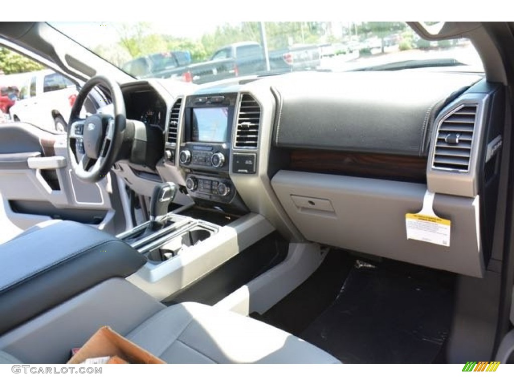 2015 F150 Lariat SuperCrew 4x4 - White Platinum Tricoat / Medium Earth Gray photo #18