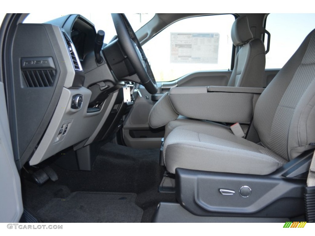 2015 F150 XLT SuperCrew - Oxford White / Medium Earth Gray photo #9