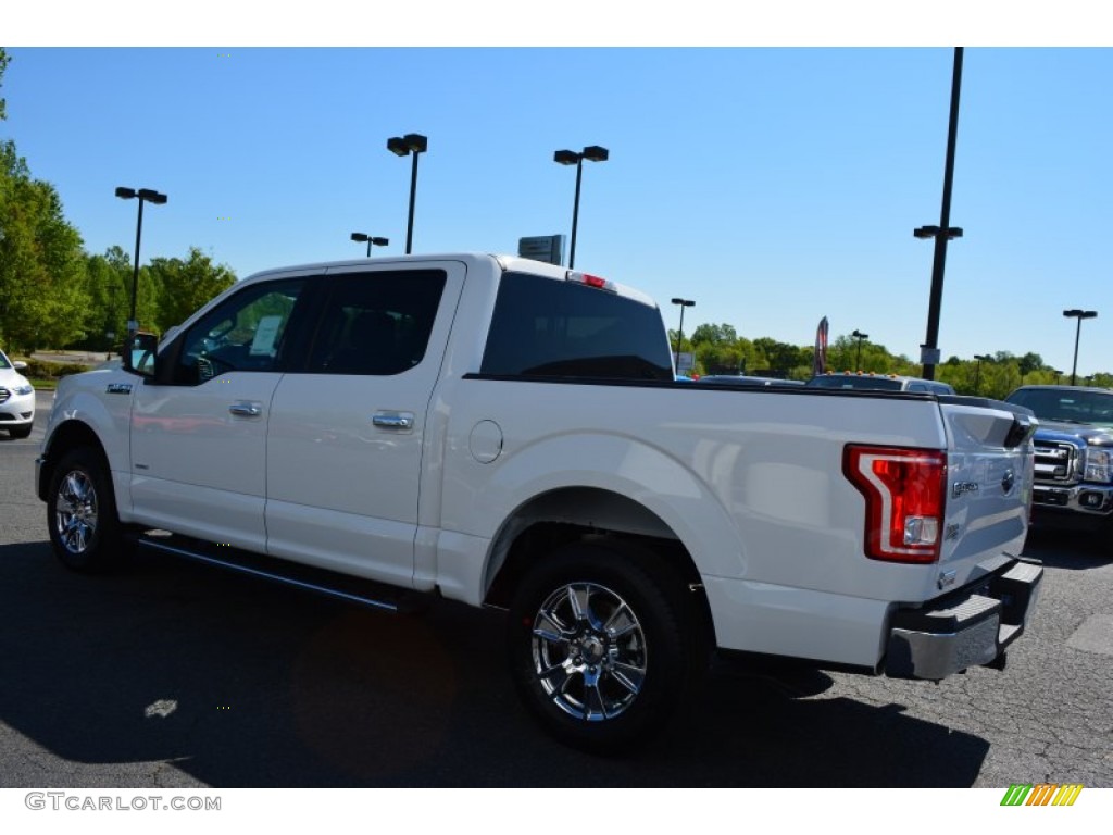 2015 F150 XLT SuperCrew - Oxford White / Medium Earth Gray photo #20