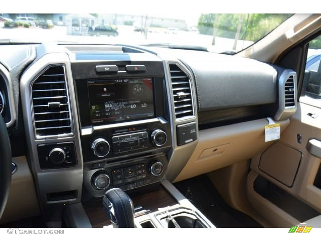 2015 F150 Lariat SuperCrew 4x4 - Blue Jeans Metallic / Medium Light Camel photo #29