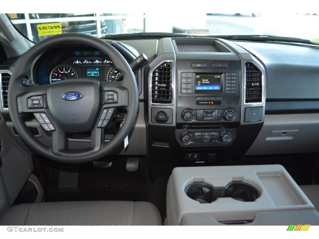 2015 F150 XLT SuperCrew - Blue Jeans Metallic / Medium Earth Gray photo #10