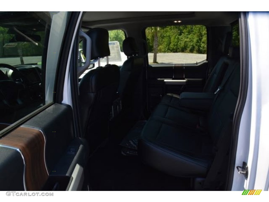2015 F150 Lariat SuperCrew 4x4 - Oxford White / Black photo #12
