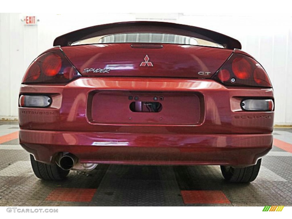 2001 Eclipse Spyder GT - Patriot Red Pearl / Tan photo #6
