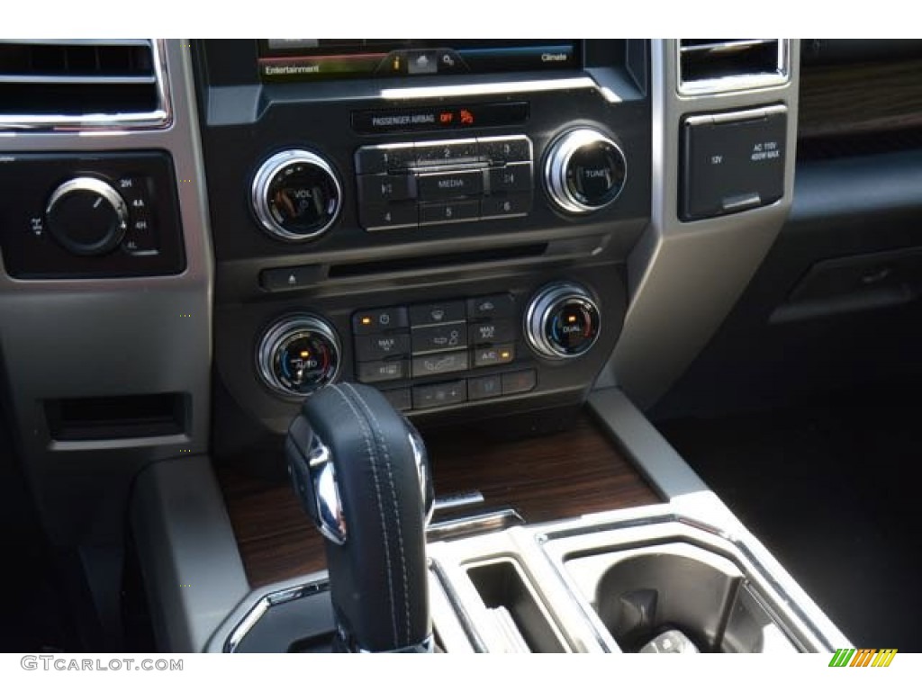 2015 F150 Lariat SuperCrew 4x4 - Oxford White / Black photo #27