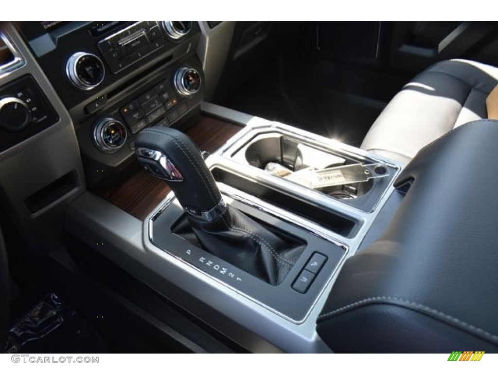 2015 F150 Lariat SuperCrew 4x4 - Oxford White / Black photo #30