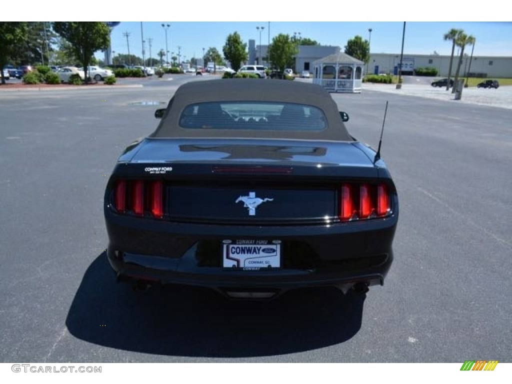 2015 Mustang V6 Convertible - Black / Ebony photo #6