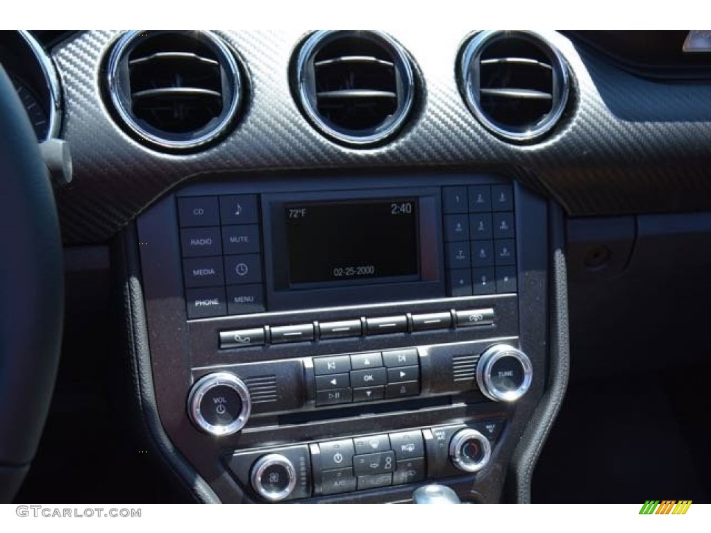 2015 Mustang V6 Convertible - Black / Ebony photo #24