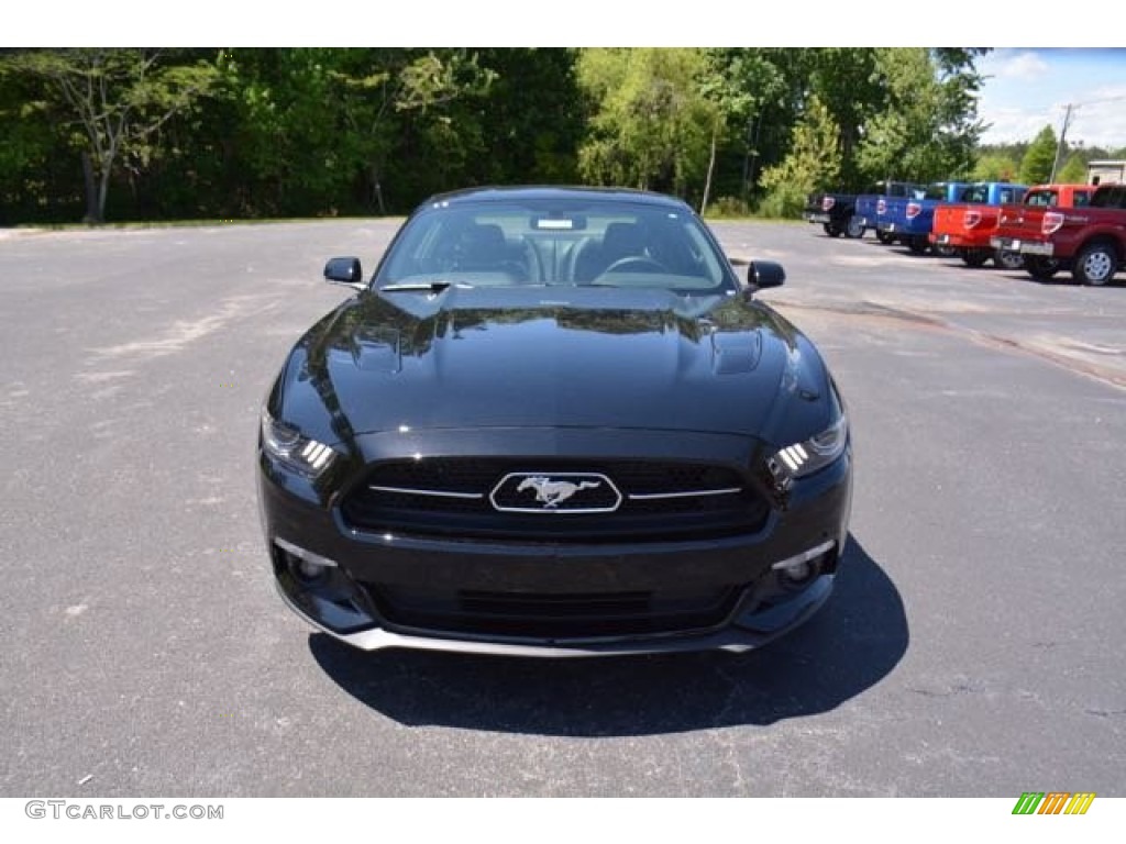 2015 Mustang GT Premium Coupe - Black / Ebony photo #2