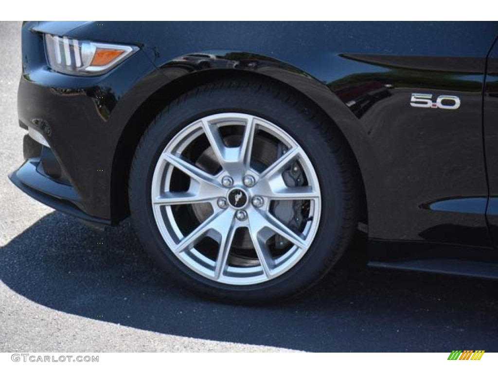 2015 Mustang GT Premium Coupe - Black / Ebony photo #9
