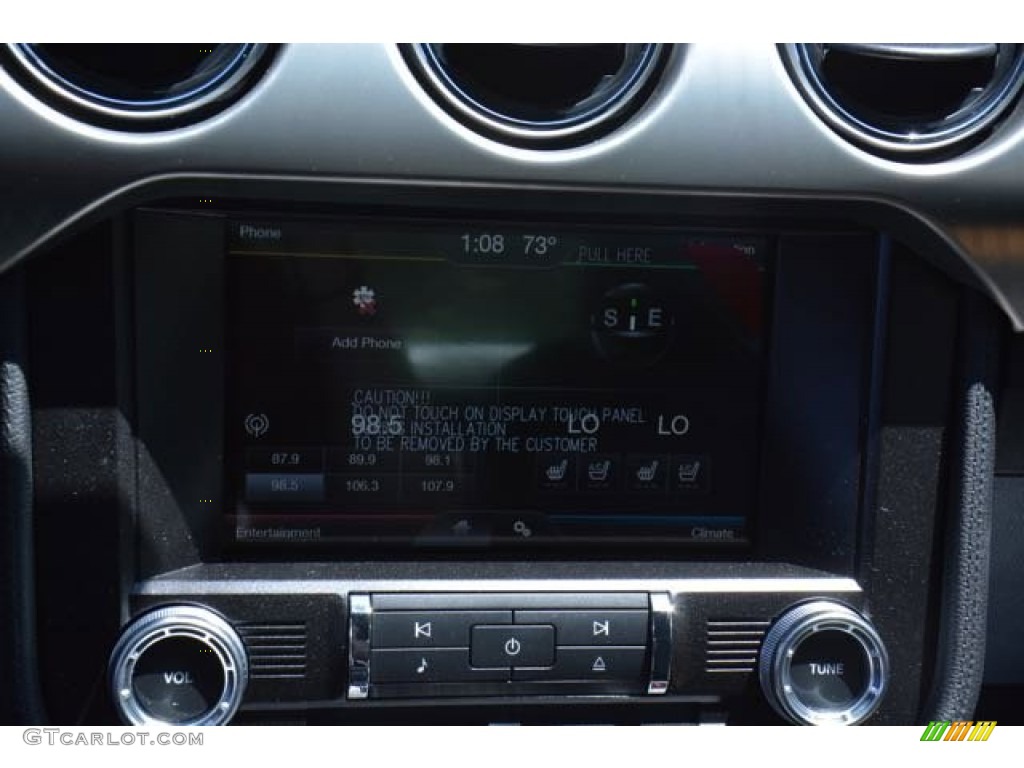 2015 Mustang GT Premium Coupe - Black / Ebony photo #23
