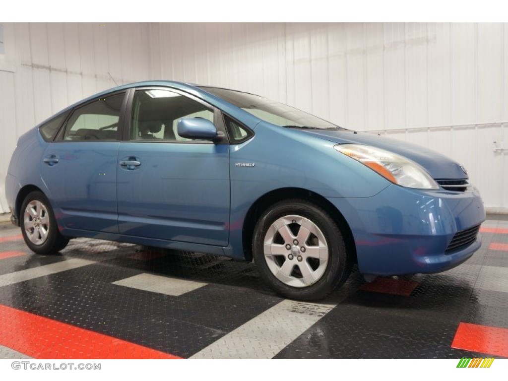 2006 Prius Hybrid - Seaside Pearl / Gray photo #6