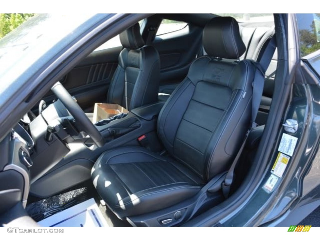 2015 Mustang GT Premium Coupe - Guard Metallic / Ebony photo #10