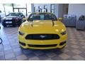 2015 Triple Yellow Tricoat Ford Mustang V6 Convertible  photo #2