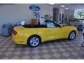 2015 Triple Yellow Tricoat Ford Mustang V6 Convertible  photo #4
