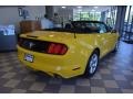 2015 Triple Yellow Tricoat Ford Mustang V6 Convertible  photo #5
