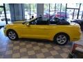 2015 Triple Yellow Tricoat Ford Mustang V6 Convertible  photo #8