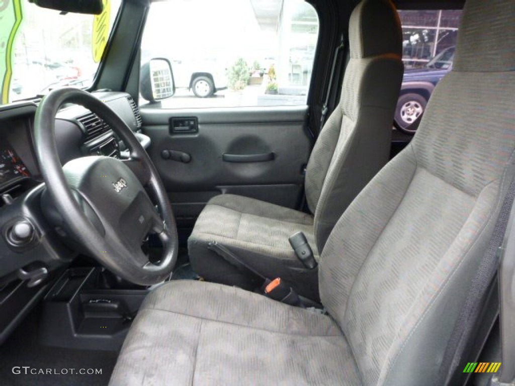 2005 Jeep Wrangler SE 4x4 Interior Color Photos