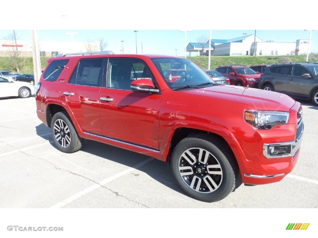 2015 4Runner Limited 4x4 - Barcelona Red Metallic / Black photo #1