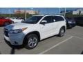 2015 Blizzard Pearl White Toyota Highlander Limited AWD  photo #4