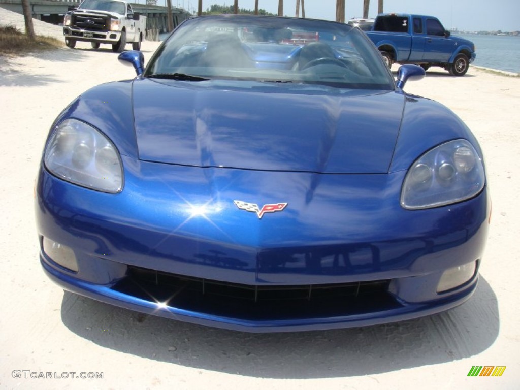 2005 Corvette Convertible - LeMans Blue Metallic / Ebony photo #2