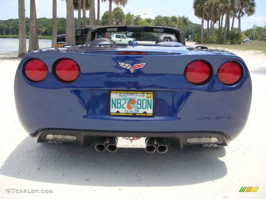 2005 Corvette Convertible - LeMans Blue Metallic / Ebony photo #6