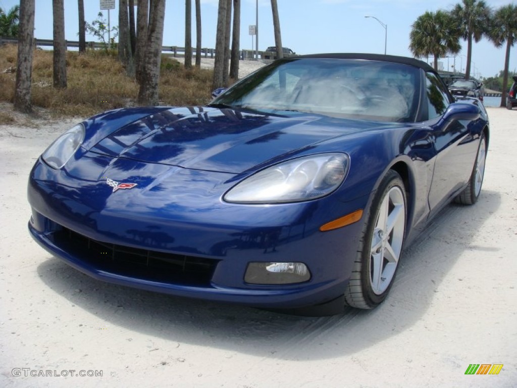 2005 Corvette Convertible - LeMans Blue Metallic / Ebony photo #34