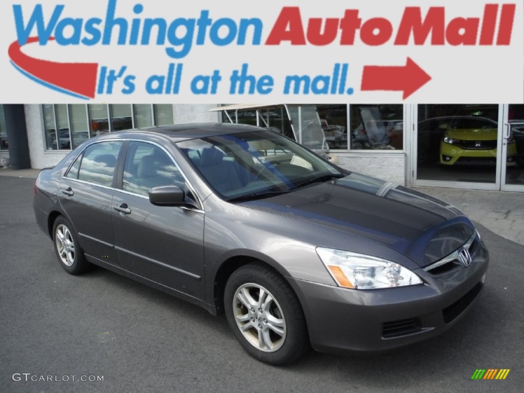 2007 Accord EX Sedan - Carbon Bronze Pearl / Ivory photo #1