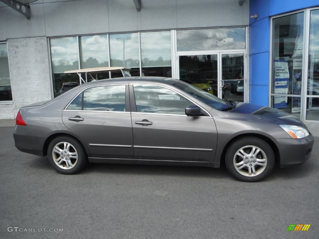 2007 Accord EX Sedan - Carbon Bronze Pearl / Ivory photo #2