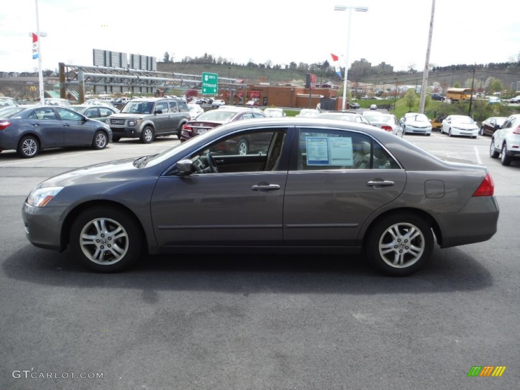 2007 Accord EX Sedan - Carbon Bronze Pearl / Ivory photo #6