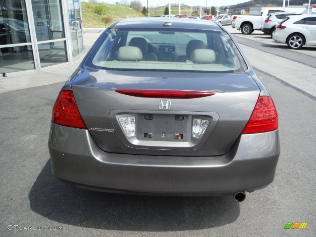 2007 Accord EX Sedan - Carbon Bronze Pearl / Ivory photo #8