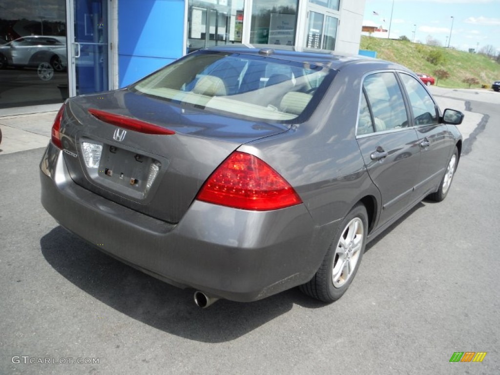 2007 Accord EX Sedan - Carbon Bronze Pearl / Ivory photo #9