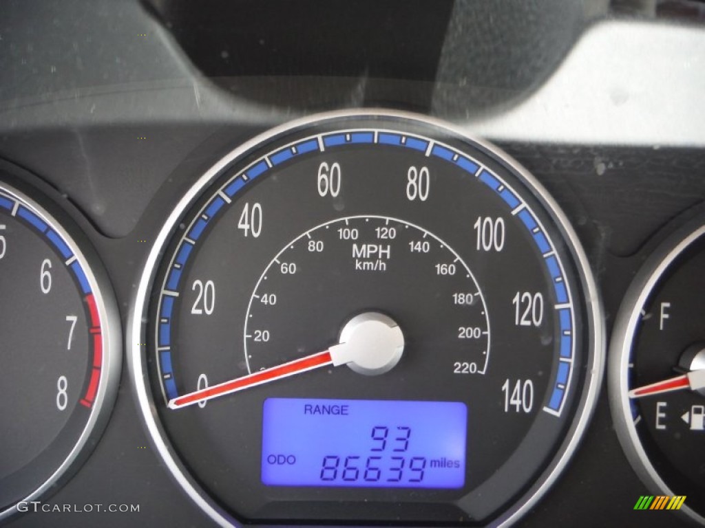 2007 Santa Fe Limited 4WD - Dark Cherry Red / Beige photo #20